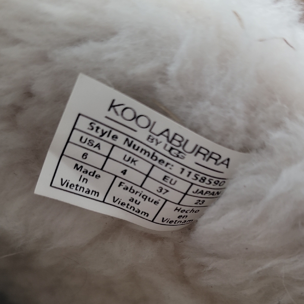 Koolaburra By UGG Koola Ultra Mini Platform tan suede boots with fur - Picture 7 of 10